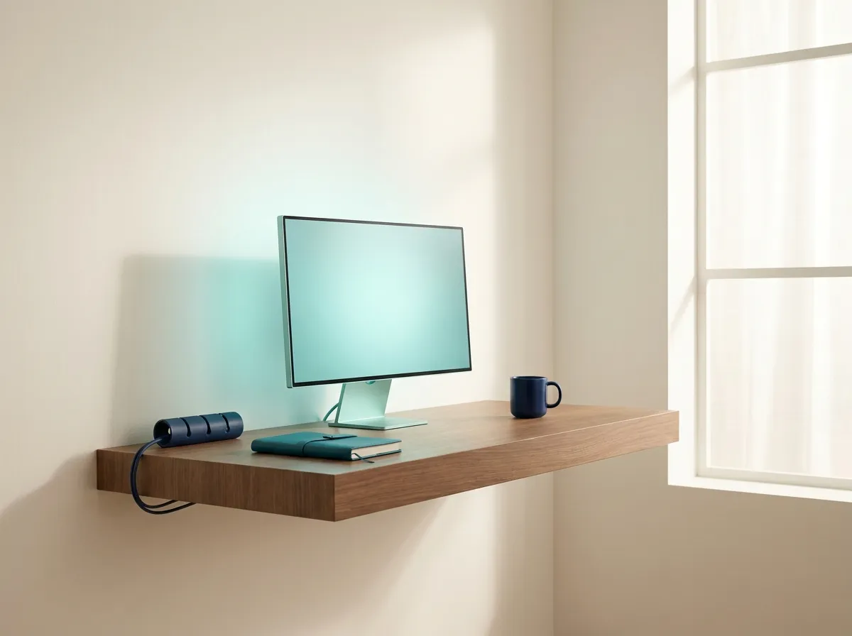 A spare computer set up as the business's always-on AI workstation