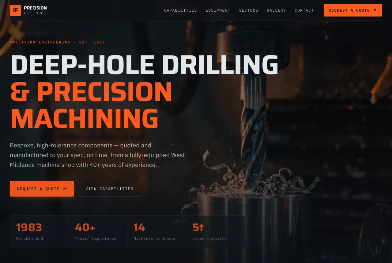 Another website built by Finzo